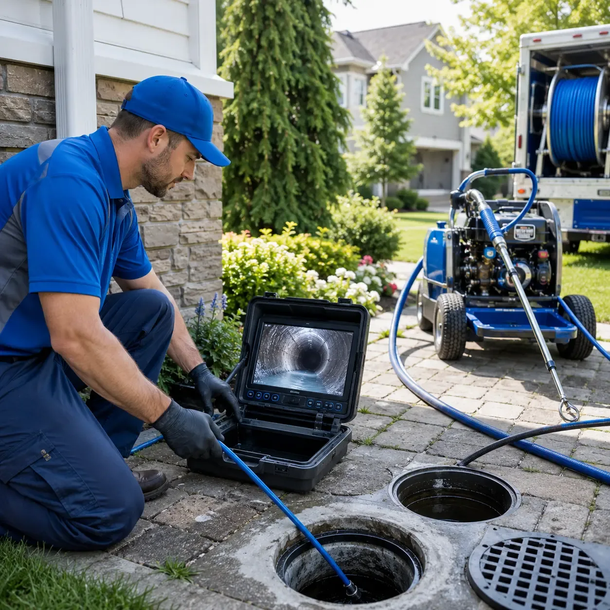 Outdoor drain cleaning professionals serving Milroy, IN